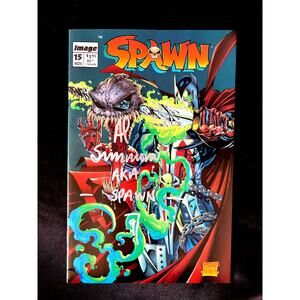 SIGNED RARE 1993 Image SPAWN #15 MINT - VERY FINE to NEAR MINT CONDITION